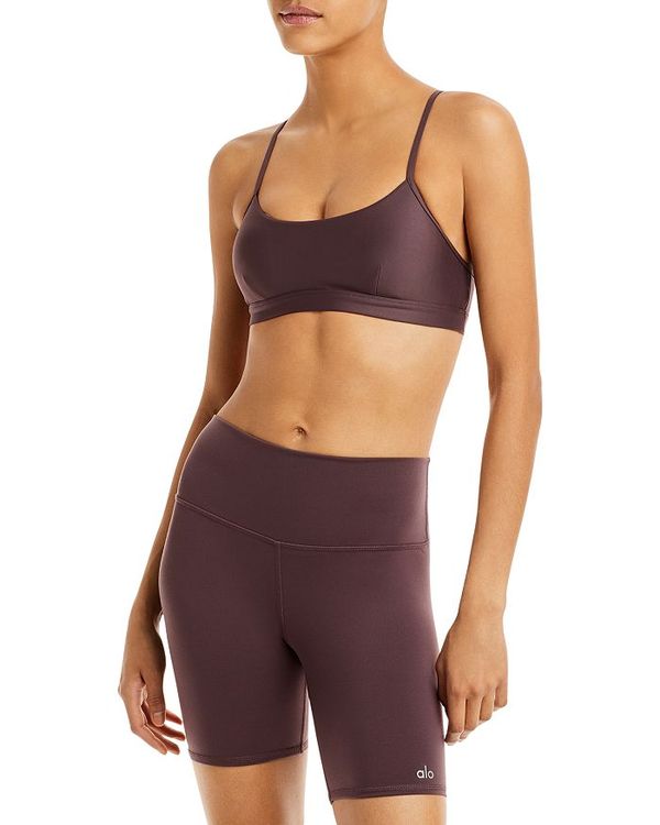 アローヨガ レディース ブラジャー アンダーウェア Airlift Intrigue Sports Bra Raisin