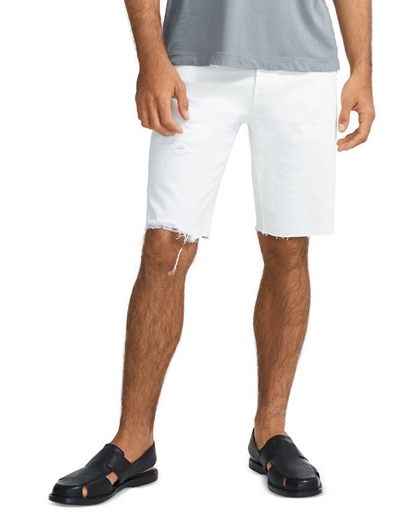 日本製 ジェイブランド メンズ ハーフパンツ ショーツ ボトムス Eli Slim Fit Cutoff Shorts White Revida 店 高評価の贈り物 Mahottaripost Com Np