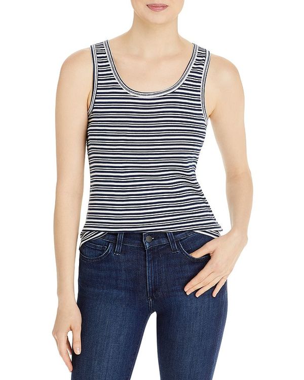 スリードッツ レディース タンクトップ トップス Striped Tank Top Pageant Blue White
