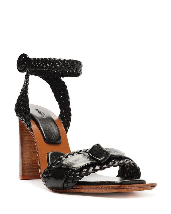 アレクサンドラバードマン レディース サンダル シューズ Women's Clarita Ankle Tie Sandals Black 通販 