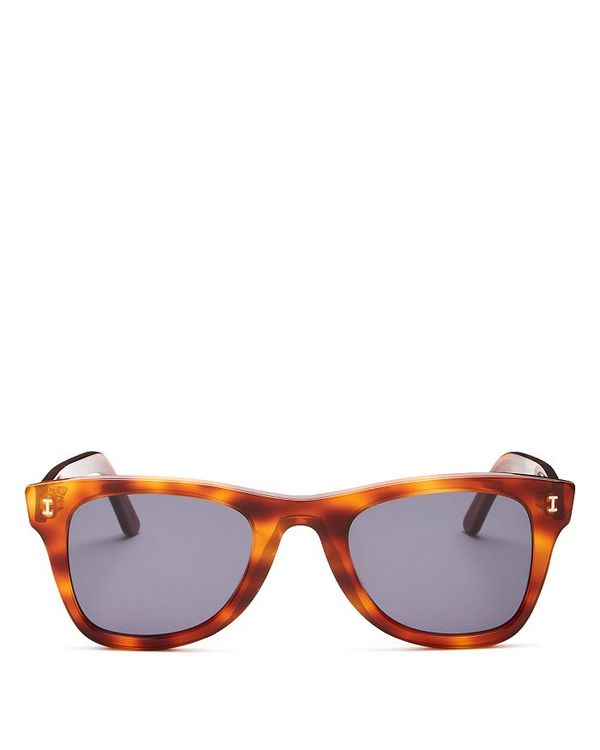 イレステバ レディース サングラス・アイウェア アクセサリー Illesteva Unisex Round Sunglasses, 50mm Havana Gray