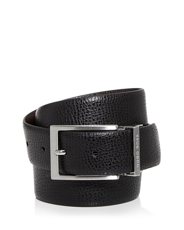 ヒューゴボス メンズ アクセサリー ベルト レザー BOSS Hugo Boss Men's Ollie Leather Belt Black ブラック