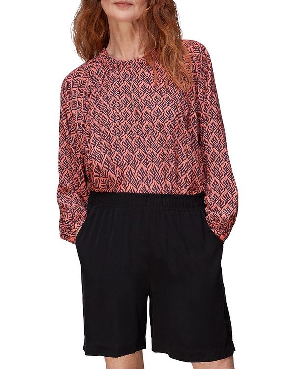 ホイッスルズ レディース シャツ トップス Sea Tree Print Blouse Multicolor New