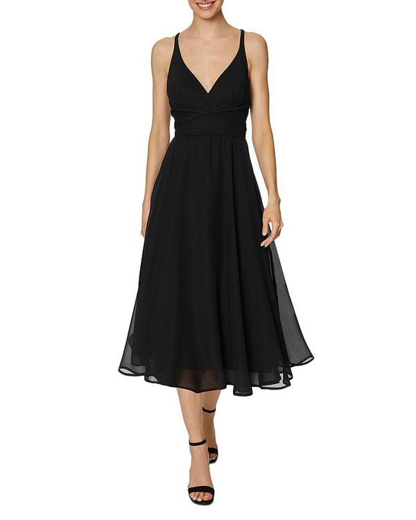 最新の激安 楽天市場 ランドリーバイシェリーシーガル レディース ワンピース トップス Strappy Chiffon Midi Dress Black Revida 楽天市場店 Web限定 Caronova Sa Com