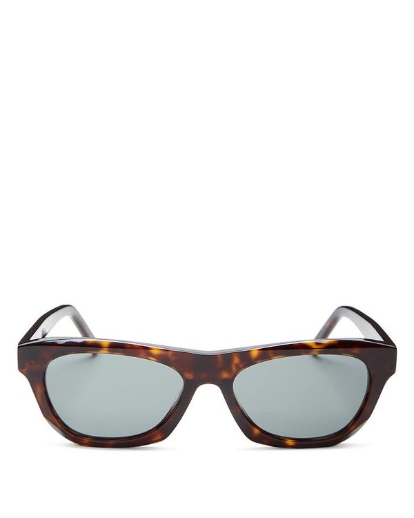 ジバンシー レディース サングラス・アイウェア アクセサリー Women's Square Sunglasses, 55mm Havana Green Solid