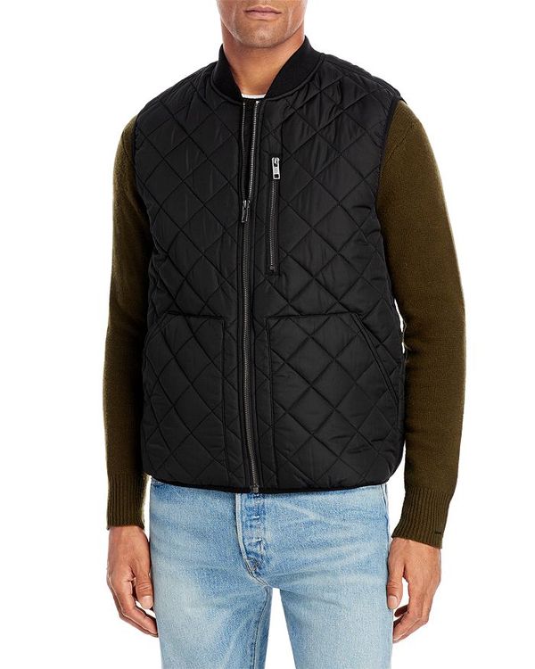 50 Off マークニューヨーク メンズ ベスト アウター Sirius Quilted Vest Black Finedu Md