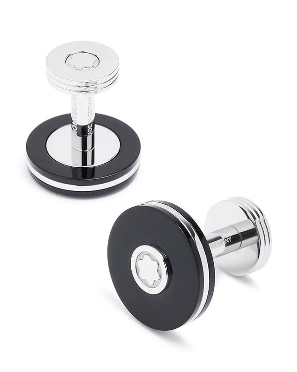モンブラン メンズ アクセサリー カフスボタン Montblanc Pix Cufflinks Black ブラック