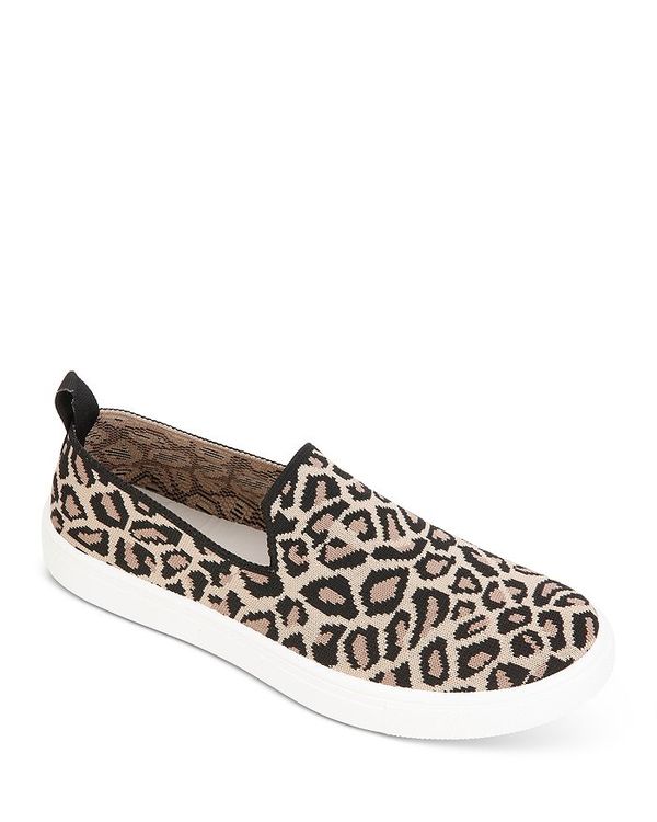 ケネスコール レディース スリッポン・ローファー シューズ Women's Kam Knit Slip On Sneakers Leopard