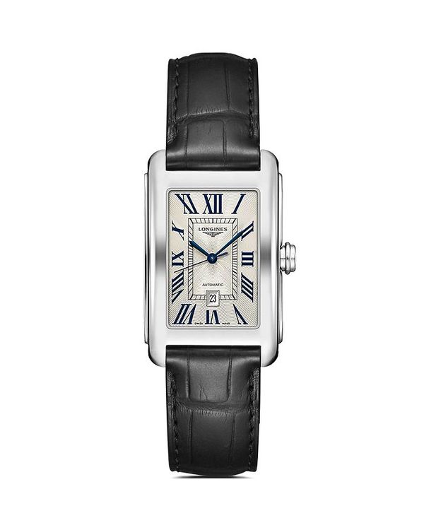 ロンジン レディース アクセサリー 腕時計 Longines Dolce Vita Watch 27x43mm Ivory/Black アイボリー