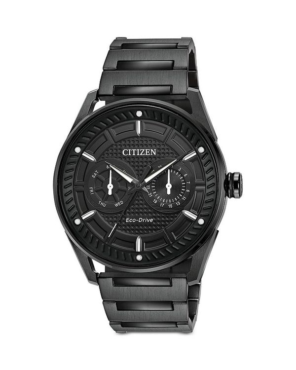 シチズン レディース アクセサリー 腕時計 Citizen Eco-Drive Drive Chronograph 42mm Black ブラック