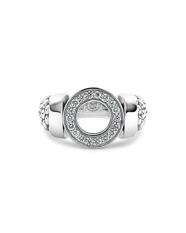 ラゴス レディース アクセサリー リング LAGOS Sterling Silver Caviar Spark Diamond Circle Bead Ring Silver シルバー 228,900円