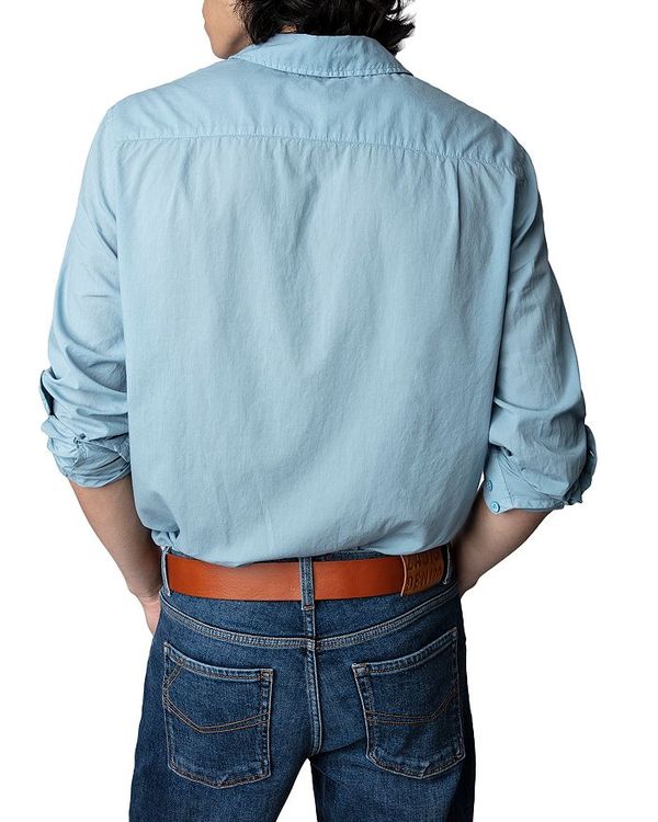 70 Offアウトレット ザディグ エ ヴォルテール メンズ シャツ トップス Thibaut Voile Twin Pocket Shirt Shadow Safariwines Com