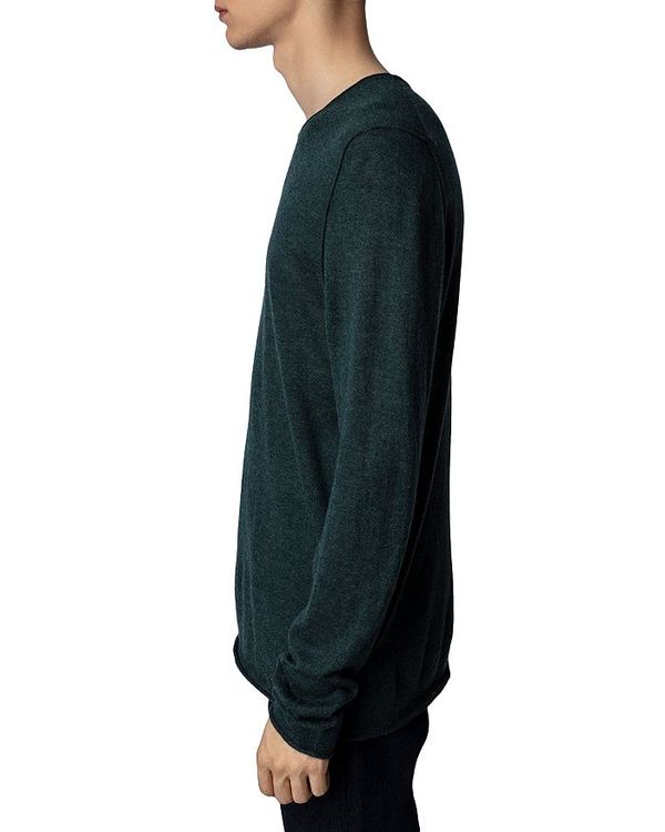 高品質 ザディグ エ ヴォルテール メンズ ニット セーター アウター Teiss Cp Cashmere Solid Crewneck Sweater Peacock Safariwines Com