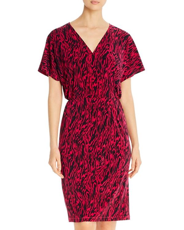 レディースファッション ワンピース 信頼 レオタ レディース Zebra Dress Print Animal Ruby トップス ワンピース Zivejgovivax Mk