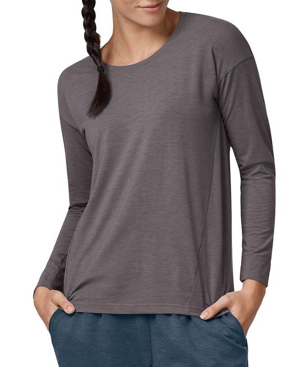 割引価格 オンジー レディース シャツ トップス Comfort Long Sleeve Tee Rock 注目の福袋 Esdm Jatimprov Go Id