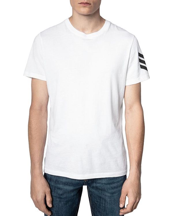 Tシャツ カットソー 送料無料 ザディグ エ ヴォルテール メンズ Tシャツ トップス Tommy Cotton Arrow Tee Blanc Revida 楽天市場店
