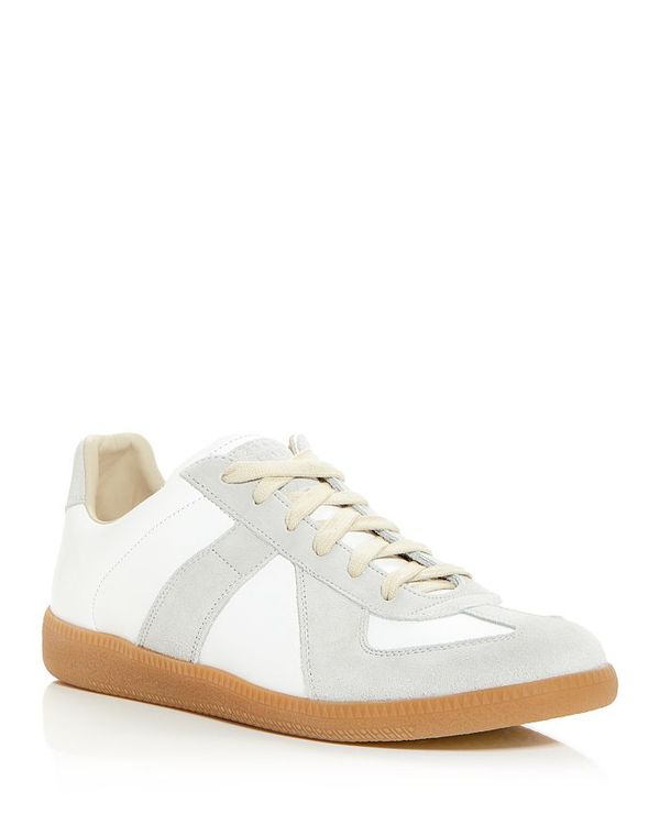 マルタンマルジェラ メンズ シューズ スニーカー Maison Margiela Men's Replica Low Top Sneakers Off White オフホワイト｜ReVida 店