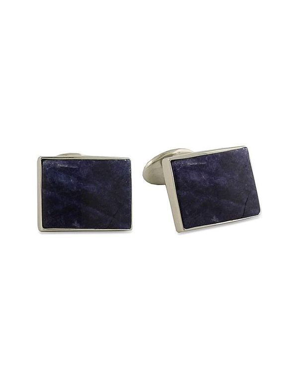 デイビッドドナヒュー メンズ アクセサリー カフスボタン David Donahue Sodalite Sterling Silver Cufflinks Silver シルバー
