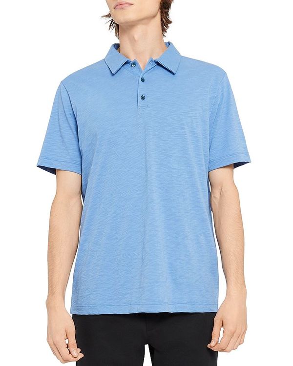 メール便不可 セオリー メンズ ポロシャツ トップス Bron Regular Fit Polo Shirt Skyline Revida 店 高級品市場 Mahottaripost Com Np