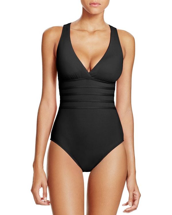 ラブランカ レディース 水着 上下セット La Blanca Island Goddess Multistrap Cross Back One Piece Swimsuit Black ブラック｜ReVida 店