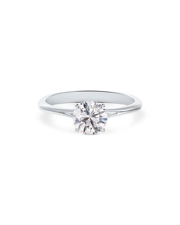 フォーエバーマーク レディース アクセサリー リング De Beers Forevermark Icon? Setting Round Diamond Engagement Ring in Platinum 1.0 ct. t.w. Platinum｜ReVida 店