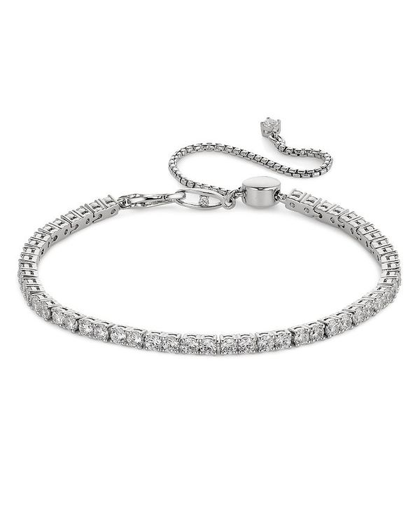 ナディール レディース アクセサリー ブレスレット・バングル・アンクレット Nadri Love All Cubic Zirconia Slider Bracelet Silver シルバー