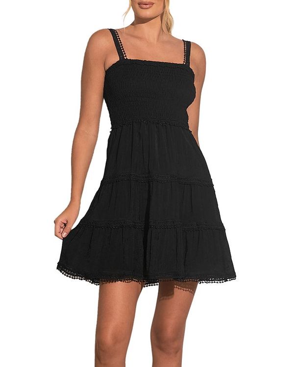 マリーン セル レディース ワンピース トップス Midi dresses Black