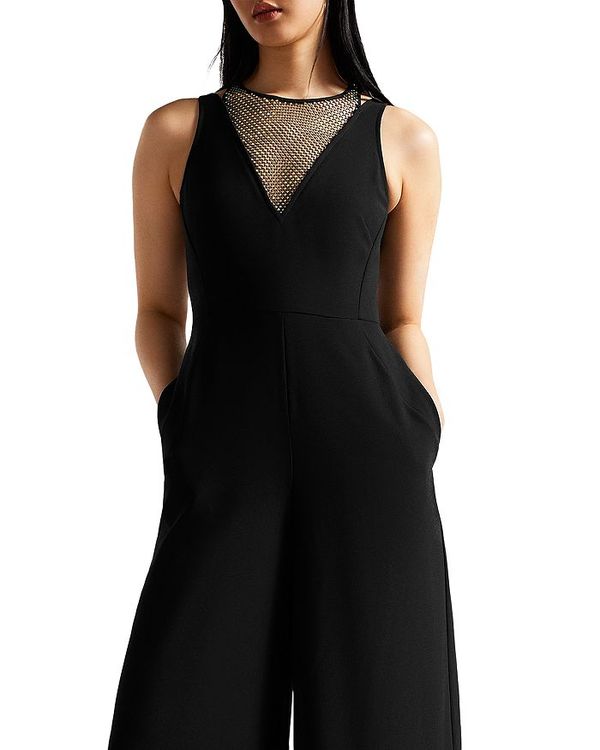特上美品 レネシー レディース ジャンプスーツ トップス Solid Surplice Jumpsuit 通販