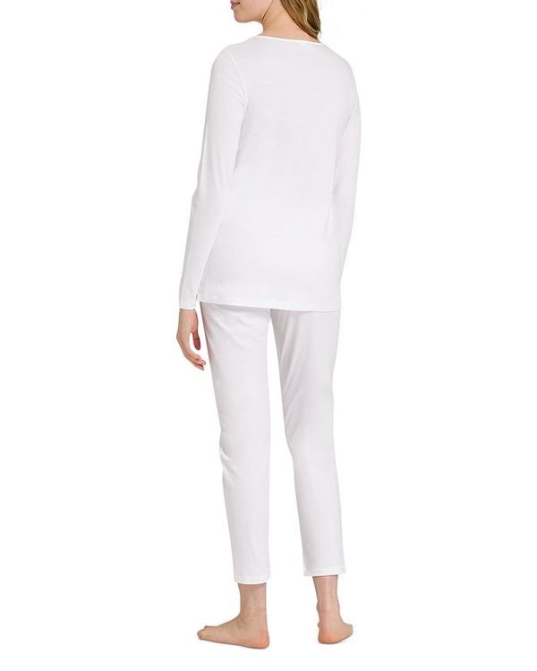 ハンロ レディース ナイトウェア アンダーウェア Gaia Two-Piece Cropped Pajama Set 通販 