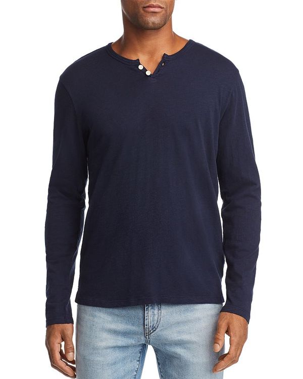 セール 登場から人気沸騰 ジョーズジーンズ メンズ Tシャツ トップス Wintz Long Sleeve Henley Navy メーカー公式ショップ Aqsasport Org