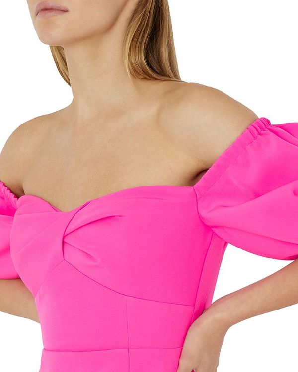 ミリー レディース ワンピース Cady Barbie Pink トップス Off-the-Shoulder Bria Dress ワンピース 