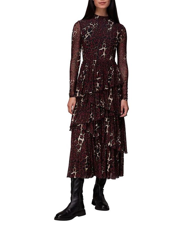 在庫有】 ホイッスルズ レディース ワンピース トップス Night Cat Tiered Mesh Dress Multicolour