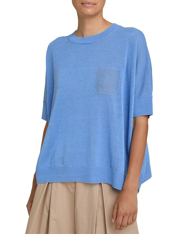 プレゼント サプライズ プレセリコ レディース ニット・セーター アウター Metallic Faux Pocket Sweater 通販 
