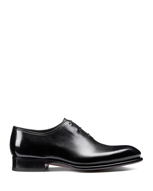 サントーニ メンズ シューズ 御召しものシューズ 衣裳 スピード競技 Santoni Men\u0027s Carter Wholecut Lace Up Dress Shoes Black 黒いこと