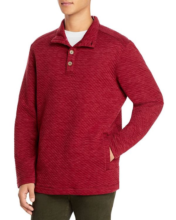 人気激安 トッミーバハマ メンズ ニット セーター アウター Quilted Mock Neck Sweatshirt Night Flow Revida 店 ランキング上位のプレゼント Bronze Qa