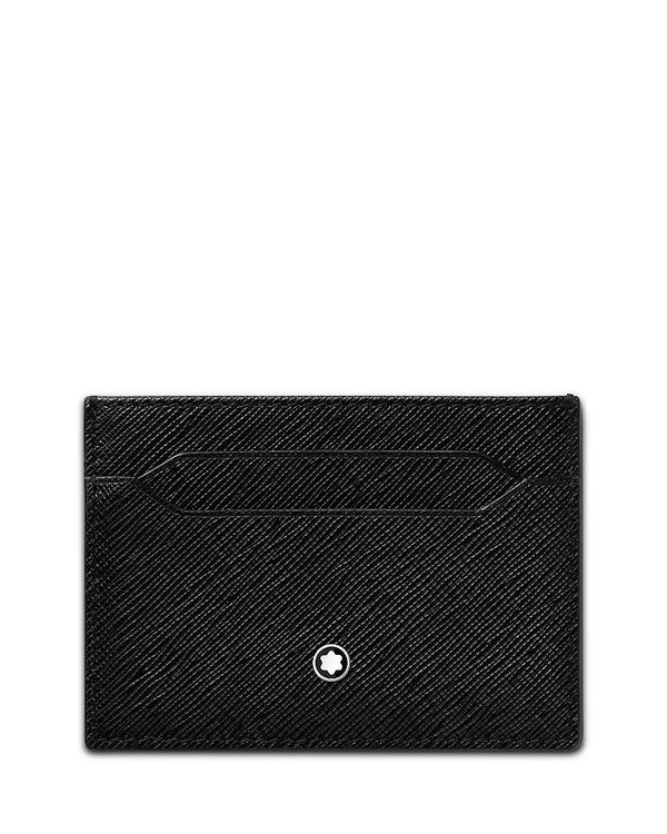 モンブラン メンズ アクセサリー 財布 レザー Montblanc Sartorial Leather Card Holder Black ブラック