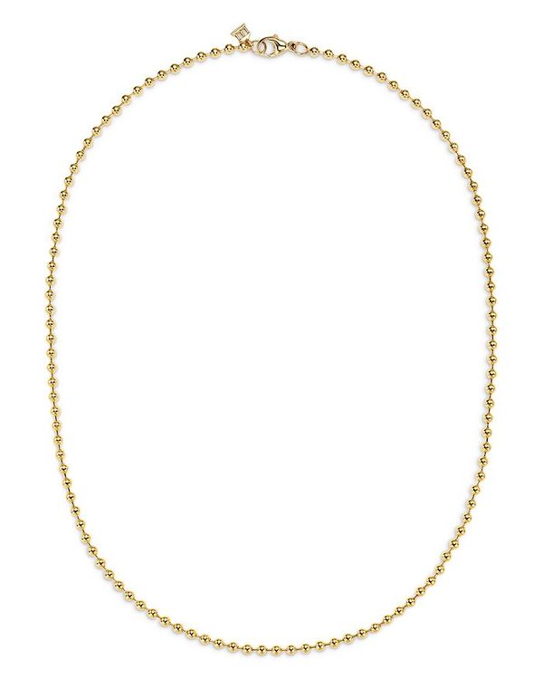 テンプル セント クレア レディース アクセサリー ネックレス・チョーカー・ペンダントトップ レース Temple St. Clair 18K Yellow Gold Classic Polished Ball Chain Necklace 16\