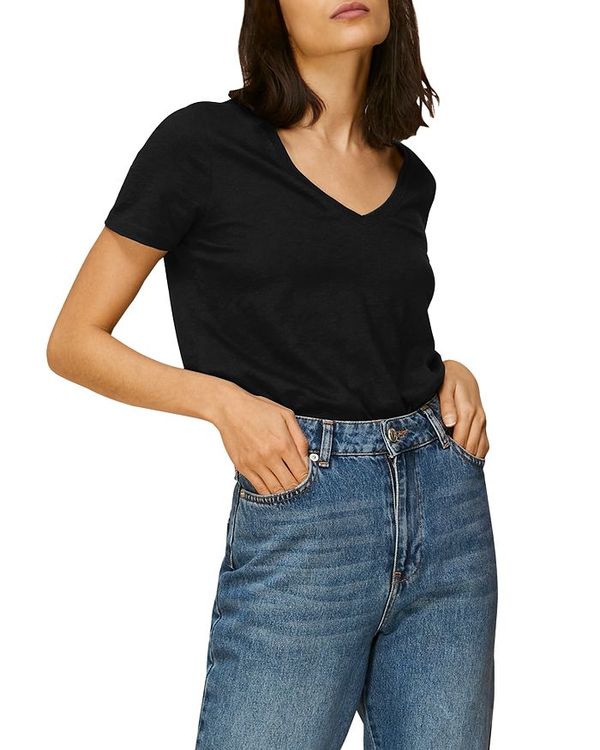 数量は多 楽天市場 ホイッスルズ レディース シャツ トップス Sophie V Neck Tee Black Revida 楽天市場店 訳ありセール格安 Newsite Churchfieldrealestate Com