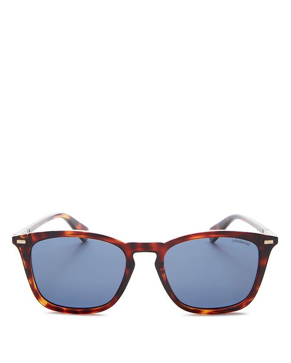 在庫一掃 ポラロイド メンズ サングラス アイウェア アクセサリー Men S Polarized Square Sunglasses 52mm Dark Havana Gray Polarized 安い購入 Doutoresdaalegria Org Br