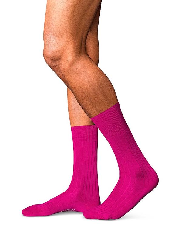 ファルケ メンズ アンダー御召しもの ソックス ナイロン Falke No.2 Cashmere \u0026 Nylon Dress Socks Arctic Pink さくら色
