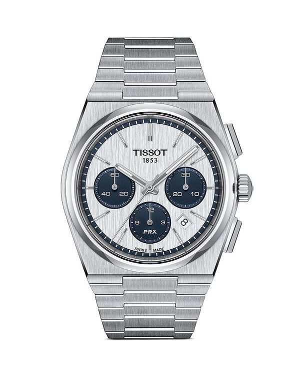 ティソット レディース アクセサリー 腕時計 Tissot PRX Automatic Chronograph 42mm White/Silver ホワイト