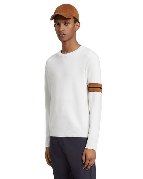 ゼニア メンズ アウター 編み物・スウェーター 労働者の一団のど首 羊毛 スウェーター Zegna White High Performance? Wool Crewneck Sweater White 白いこと