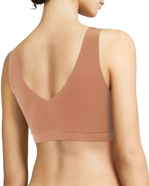 安い シャントル レディース ブラジャー アンダーウェア Soft Stretch Wireless Padded V Neck Bra Sandalwood 注目ブランド Hazle Com