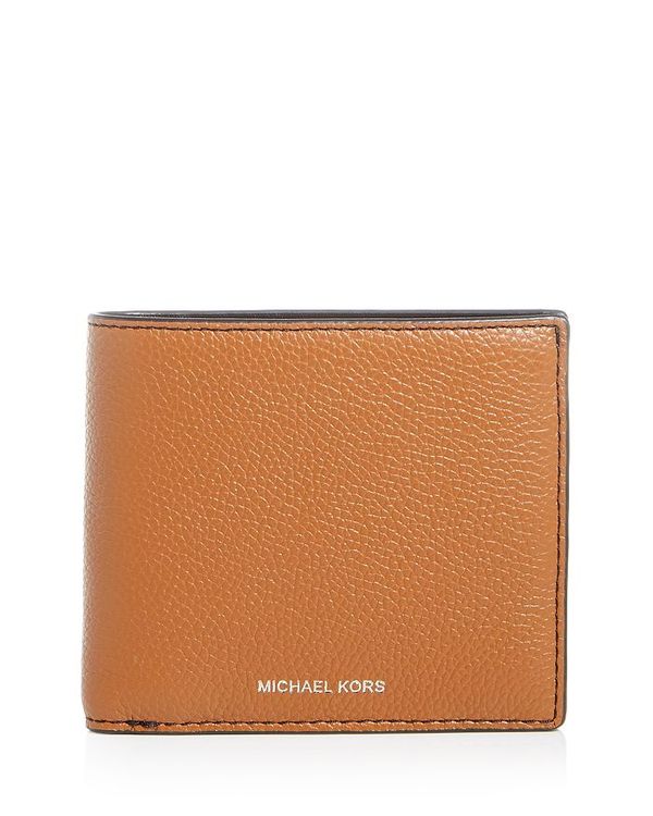 60 Off 楽天市場 マイケルコース メンズ 財布 アクセサリー Mason Pebbled Leather Bi Fold Wallet Brown Revida 楽天市場店 メール便なら送料無料 Www Masterworksfineart Com