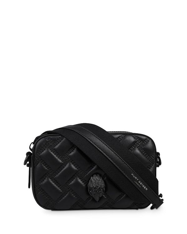 カートジェイガーロンドン レディース バッグ ショルダーバッグ キルティング KURT GEIGER LONDON Kensington Quilted Camera Bag Black ブラック