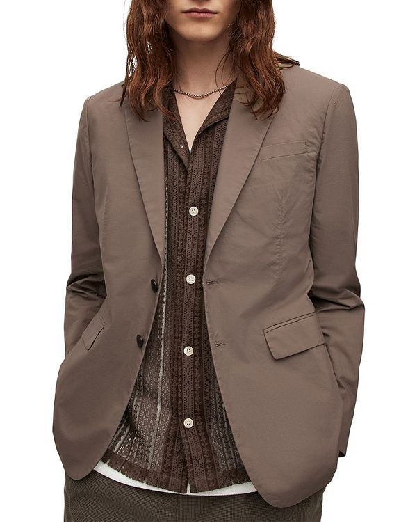 【送料無料】 オールセインツ メンズ ジャケット・ブルゾン ブレザー アウター Canta Blazer Earthy Brown｜ReVida  楽天市場店