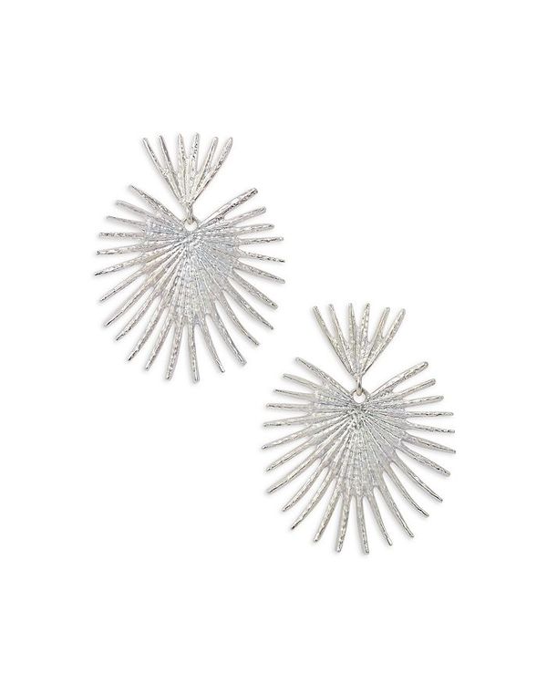 ケネスジェイレーン レディース アクセサリー ピアス・イヤリング Kenneth Jay Lane Silver Fan Large Earrings Silver シルバー