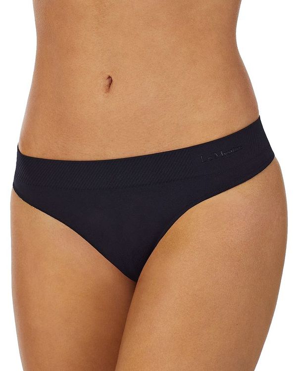 レミステレー レディース アンダー御召しもの ズボン下 Le Mystere Seamless Comfort Thong Black 黒いこと