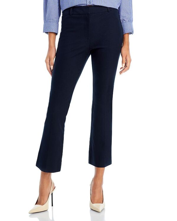 デレクラムテンクロスバイ レディース ボトムス カジュアルパンツ パンツ クロップド Derek Lam 10 Crosby Cropped Flare Hem Pants Midnight｜ReVida 店