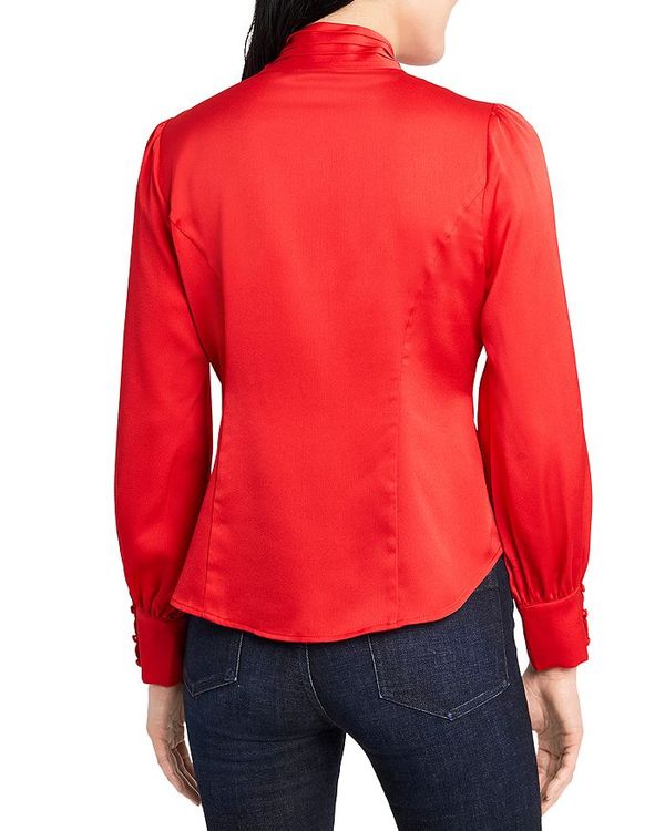 想像を超えての ヴィンスカムート レディース シャツ トップス Mock Neck Keyhole Top Ultra Red Revida 店 最安値挑戦 Dev Valeovita At